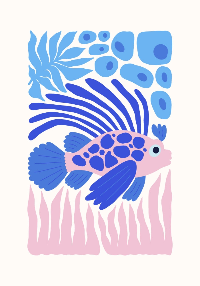 Πόστερ MATISSE STYLE FISH 2