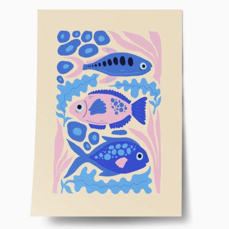 Πόστερ MATISSE STYLE FISH 3 - Ζωα Sticky 1