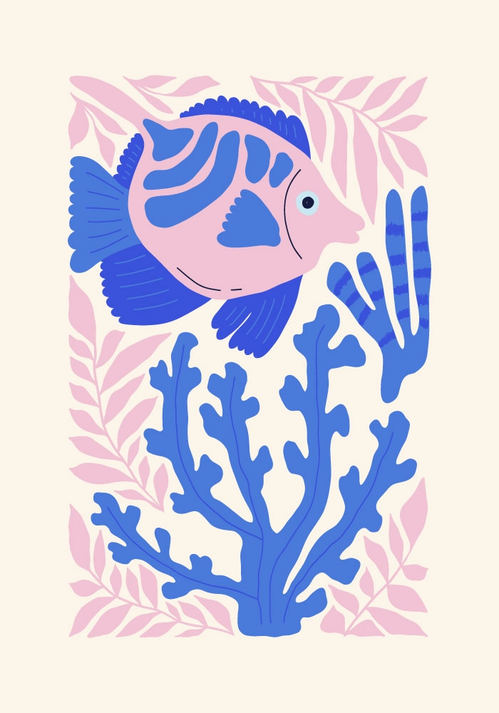 Πόστερ MATISSE STYLE FISH 4