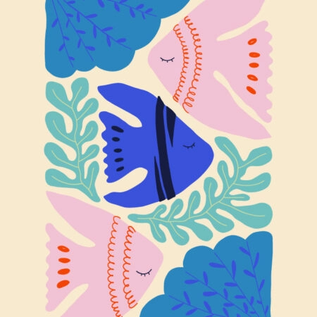 Πόστερ MATISSE STYLE FISH 5 - Ζωα Sticky 3