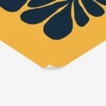 Πόστερ MATISSE STYLE FLORAL BLUE AND ORANGE