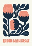 Πόστερ MATISSE STYLE FLORAL BLOOM WITH GRACE