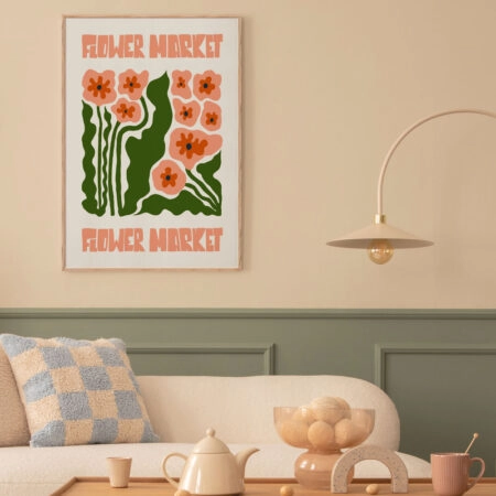Πόστερ MATISSE STYLE FLORAL FLOWER MARKET 2