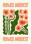 Πόστερ MATISSE STYLE FLORAL FLOWER MARKET 2