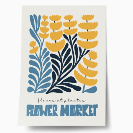 Πόστερ MATISSE STYLE FLORAL FLOWER MARKET - Botanical - Λουλούδια Sticky 1
