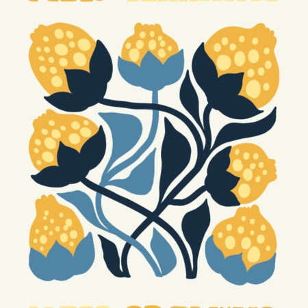 Πόστερ MATISSE STYLE FLORAL KEEP LEARNING KEEP GROWING - Φρασεις - Κείμενο Sticky 3
