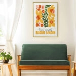 Πόστερ MATISSE STYLE FLORAL LIVE SIMPLY BLOOM WILDLY