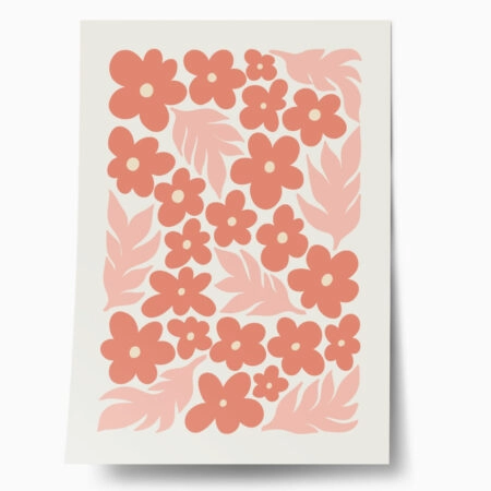 Πόστερ MATISSE STYLE FLORAL PINK - Abstract - Αφηρημένα Sticky 1