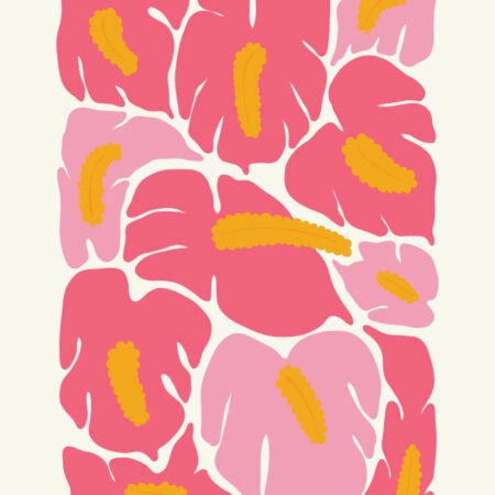 Πόστερ MATISSE STYLE PINK TROPICAL FLOWERS - Botanical - Λουλούδια Sticky 3