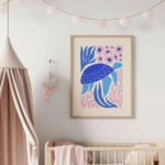 Πόστερ MATISSE STYLE SEA TURTLE
