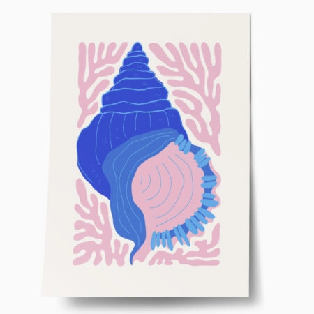 Πόστερ MATISSE STYLE SEASHELL 1 - Ζωα Sticky 1