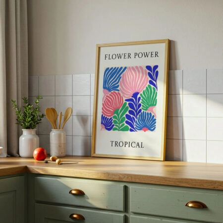 Πόστερ MATISSE STYLE TROPICAL FLOWER POWER 2