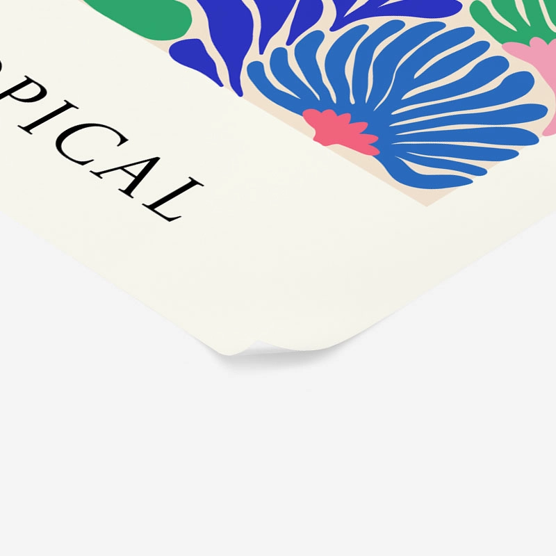 Πόστερ MATISSE STYLE TROPICAL FLOWER POWER 2