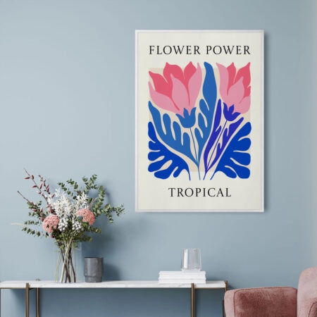 Πόστερ MATISSE STYLE TROPICAL FLOWER POWER