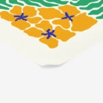 Πόστερ MATISSE STYLE TROPICAL ORANGE AND GREEN FLOWERS