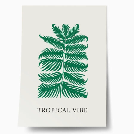 Πόστερ MATISSE STYLE TROPICAL VIBE - Botanical - Λουλούδια Sticky 1