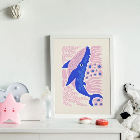 Πόστερ MATISSE STYLE WHALE