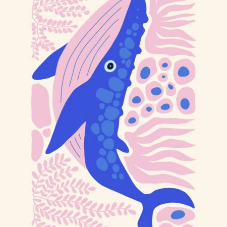 Πόστερ MATISSE STYLE WHALE - Παιδικά Sticky 3