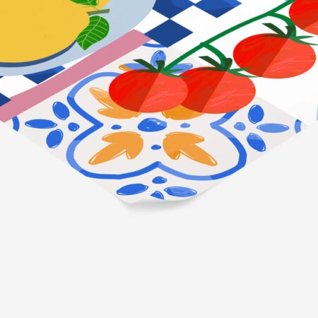 Πόστερ MEDITERRANEAN TABLE ILLUSTRATION - Food & Drink Sticky 2