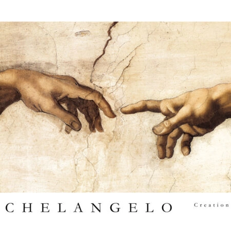 Πόστερ MICHELANGELO - CREATION HANDS - Διασημοι Ζωγραφοι Sticky 3