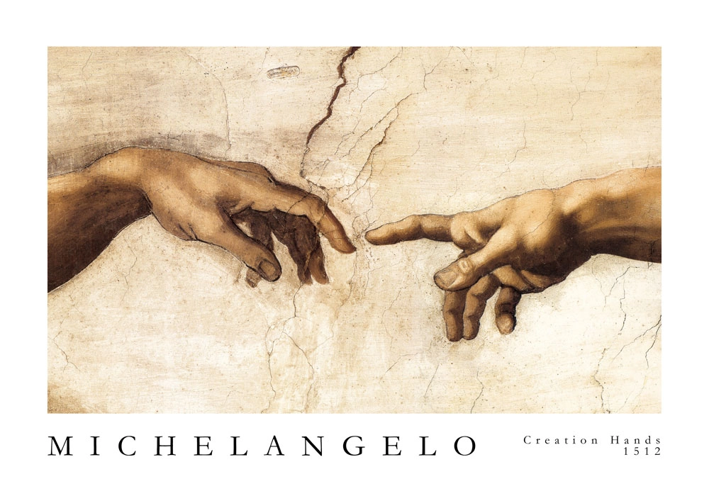Πόστερ MICHELANGELO - CREATION HANDS