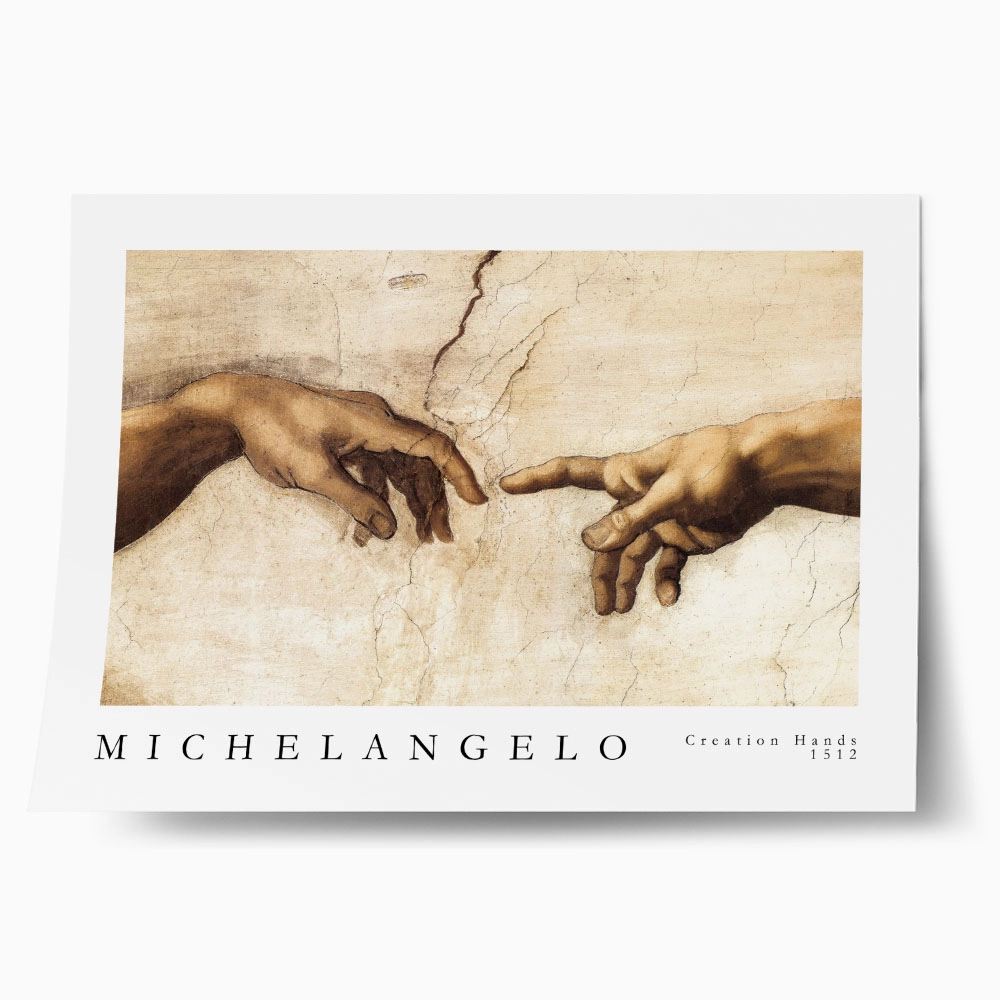Πόστερ MICHELANGELO - CREATION HANDS