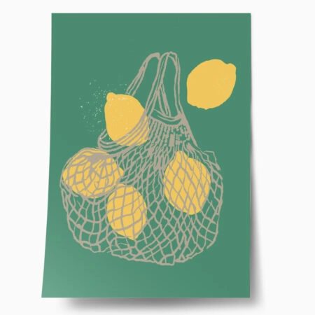 Πόστερ MINIMAL LEMONS - Food & Drink Sticky 1