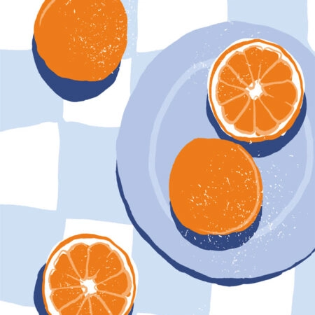 Πόστερ MINIMAL ORANGES 2 - Food & Drink Sticky 3