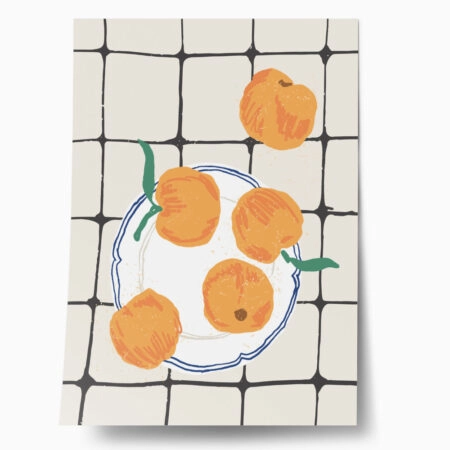 Πόστερ MINIMAL PEACHES - Food & Drink Sticky 1