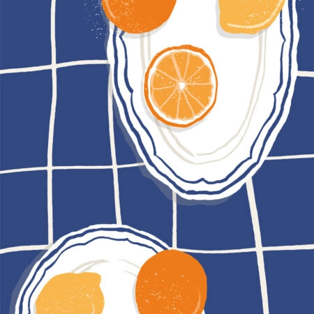 Πόστερ MINIMALIST ORANGES - Food & Drink Sticky 3