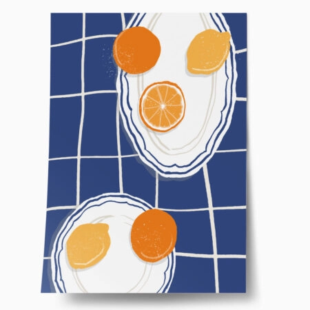 Πόστερ MINIMALIST ORANGES - Food & Drink Sticky 1