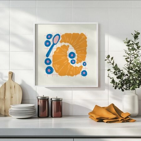 Πόστερ MINIMAL CROISSANTS