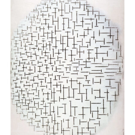 Πόστερ MONDRIAN - COMPOSITION 10 IN BLACK AND WHITE - Διασημοι Ζωγραφοι Sticky 3