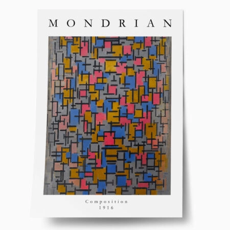 Πόστερ MONDRIAN - COMPOSITION - Διασημοι Ζωγραφοι Sticky 1