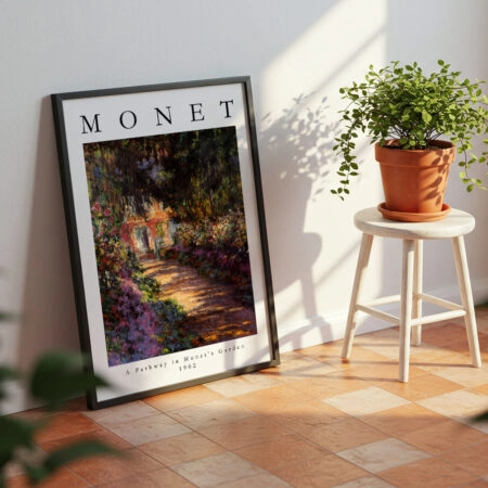 Πόστερ MONET - A PATHWAY IN MONET'S GARDEN