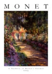 Πόστερ MONET - A PATHWAY IN MONET'S GARDEN
