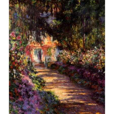 Πόστερ MONET - A PATHWAY IN MONET'S GARDEN - Διασημοι Ζωγραφοι Sticky 3