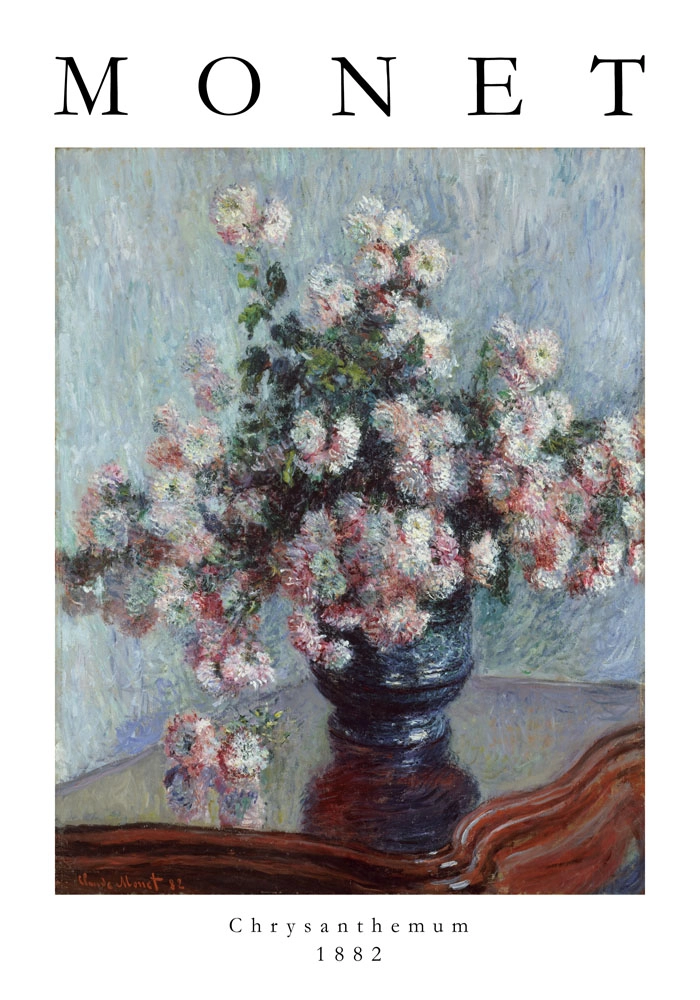 Πόστερ MONET – CHRYSANTHEMUM