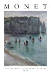 Πόστερ MONET - FISHING BOATS LEAVING THE HARBOUR
