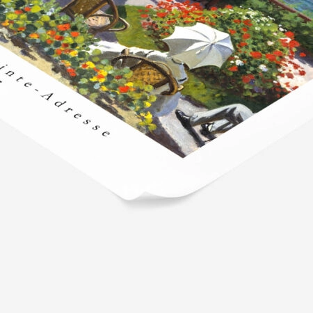 Πόστερ MONET - GARDEN AT SAINTE-ADRESSE - Διασημοι Ζωγραφοι Sticky 2