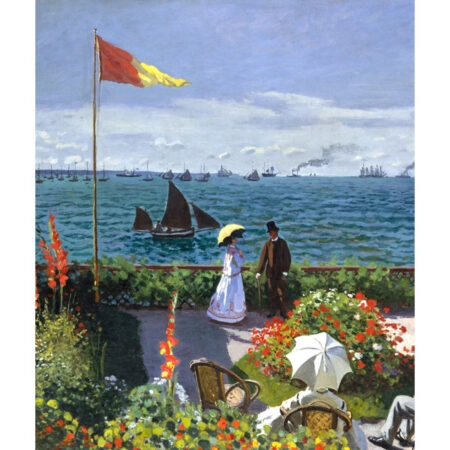 Πόστερ MONET - GARDEN AT SAINTE-ADRESSE - Διασημοι Ζωγραφοι Sticky 3