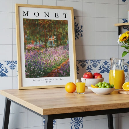 Πόστερ MONET - IRISES IN MONET'S GARDEN