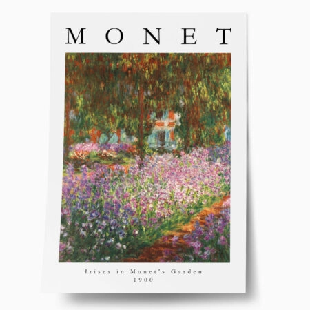 Πόστερ MONET - IRISES IN MONET'S GARDEN - Διασημοι Ζωγραφοι Sticky 1