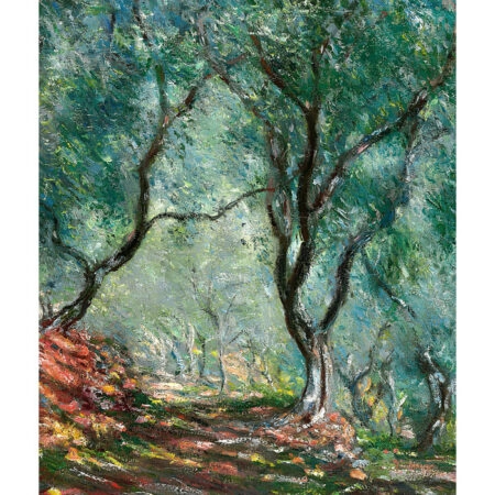 Πόστερ MONET - OLIVE TREE WOOD IN THE MORENO GARDEN - Διασημοι Ζωγραφοι Sticky 3