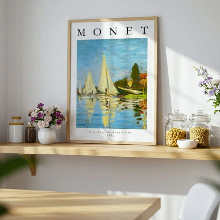 Πόστερ MONET - REGATTA AT ARGENTEUIL