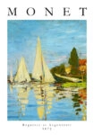 Πόστερ MONET - REGATTA AT ARGENTEUIL
