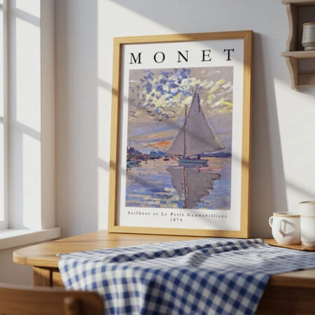 Πόστερ MONET - SAILBOAT