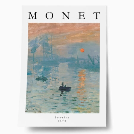 Πόστερ MONET - SUNRISE - Διασημοι Ζωγραφοι Sticky 1