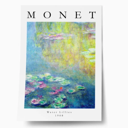 Πόστερ MONET - WATER LILIES - Διασημοι Ζωγραφοι Sticky 1