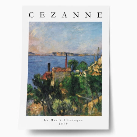 Πόστερ PAUL CEZANNE - LA MER A L'ESTAQUE - Διασημοι Ζωγραφοι Sticky 1